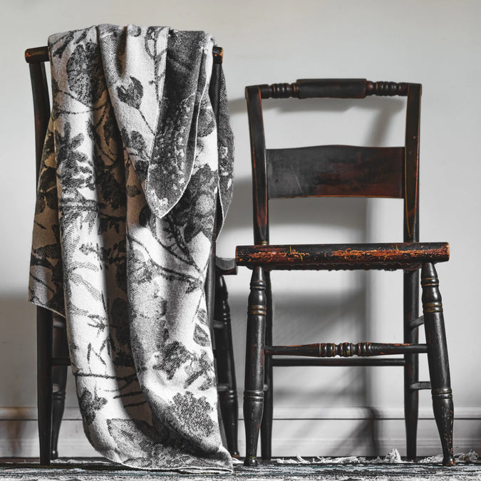 Walk With Me - Cashmere Throw by Tricia Paoluccio