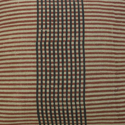 Block Print Linen Pillow | Amayra