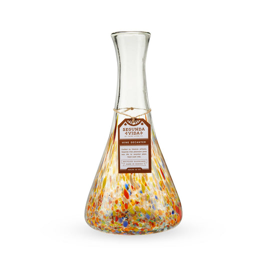 Segunda Vida Artistico Recycled Glass Wine Decanter