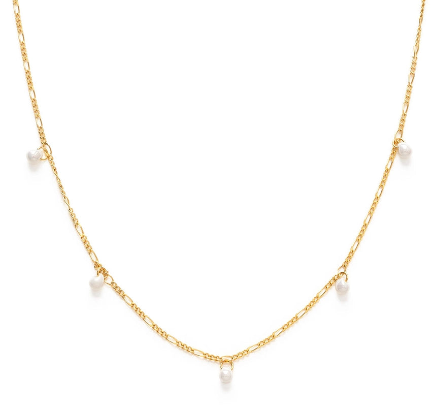 Five Graces Necklace - Pearl