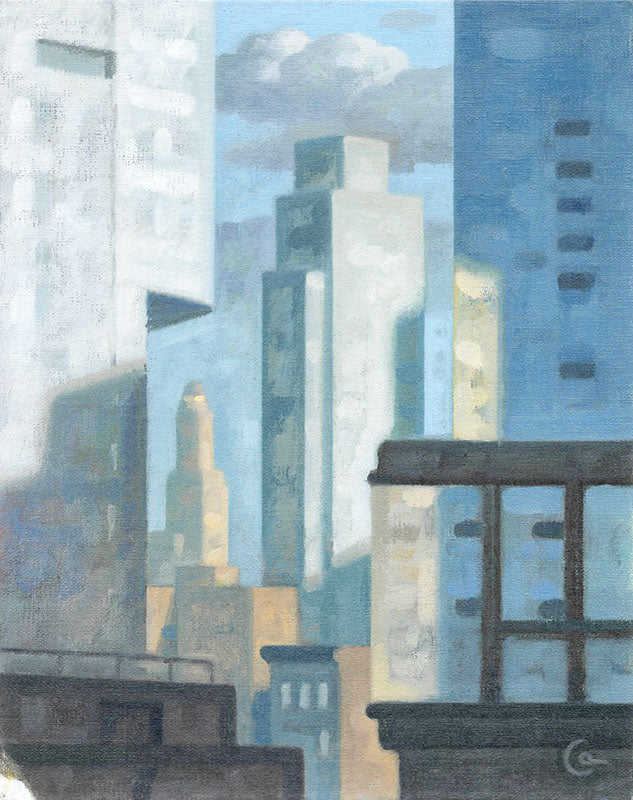 DeKalb, Afternoon, Study by Robert Goldstrom