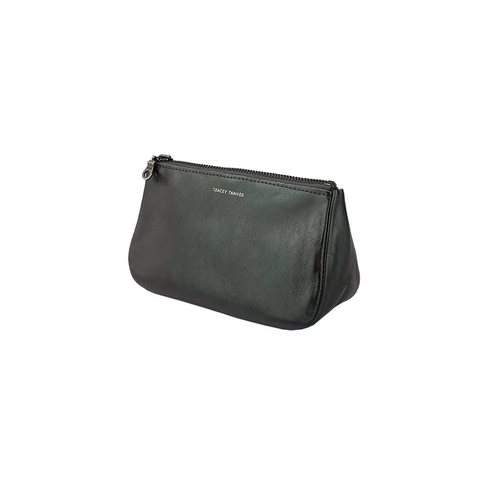 TRACEY TANNER | Small Fatty Pouch: Matte Foil Gunmetal