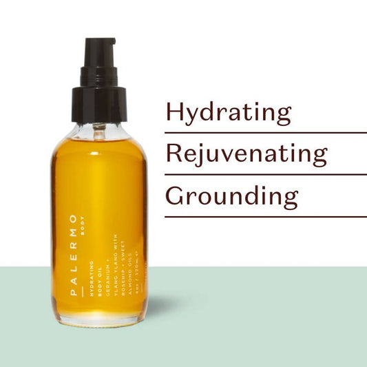 PALERMO | Hydrating Body Oil - Geranium + Ylang Ylang - 4 oz