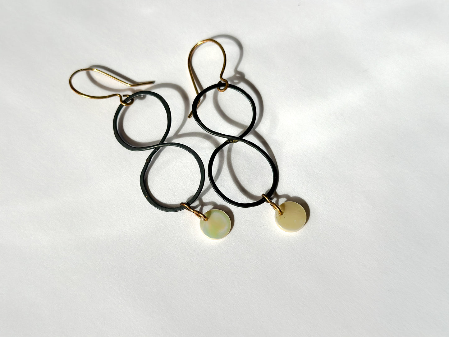 JADEWATER DESIGN | Oxidized Figure Eights Earrings