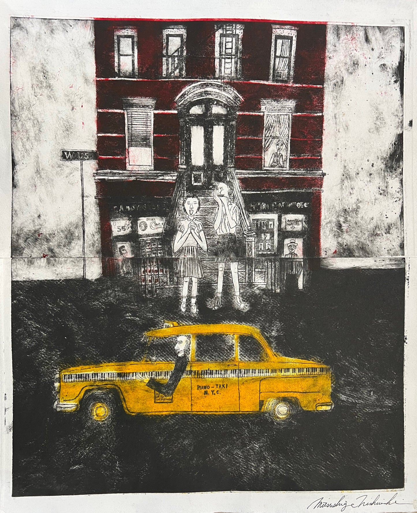 "Buskers with Taxi"