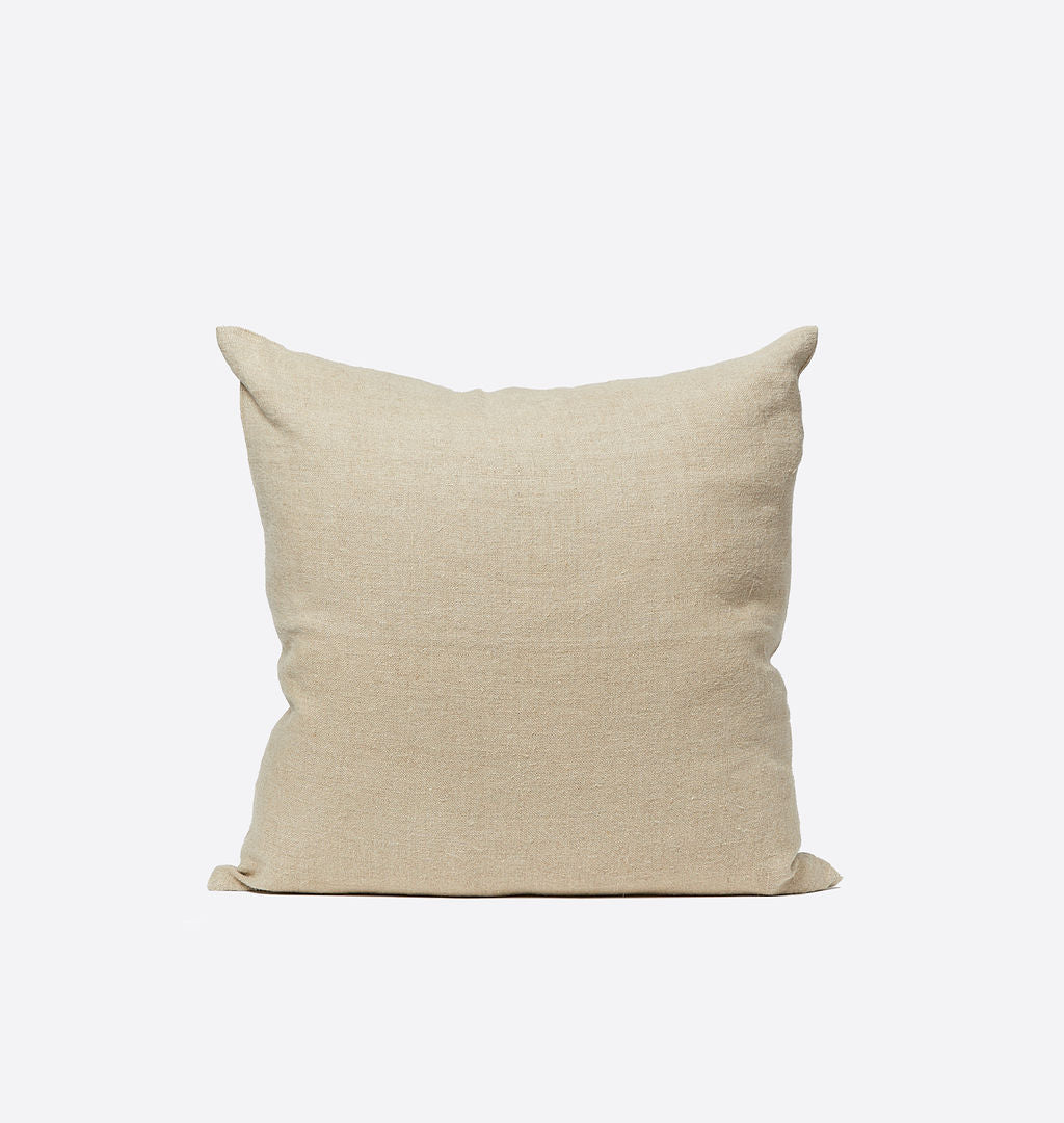 Anika Solid Natural Pillow | 22" x 22"