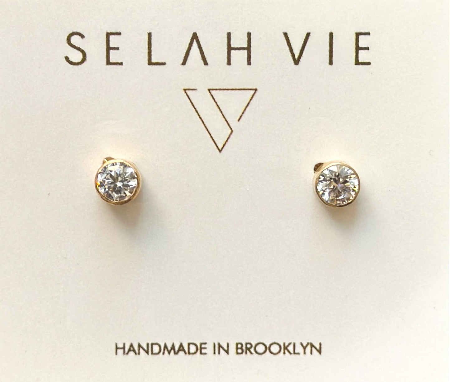 Selah Vie NYC | 14K Diamond studs