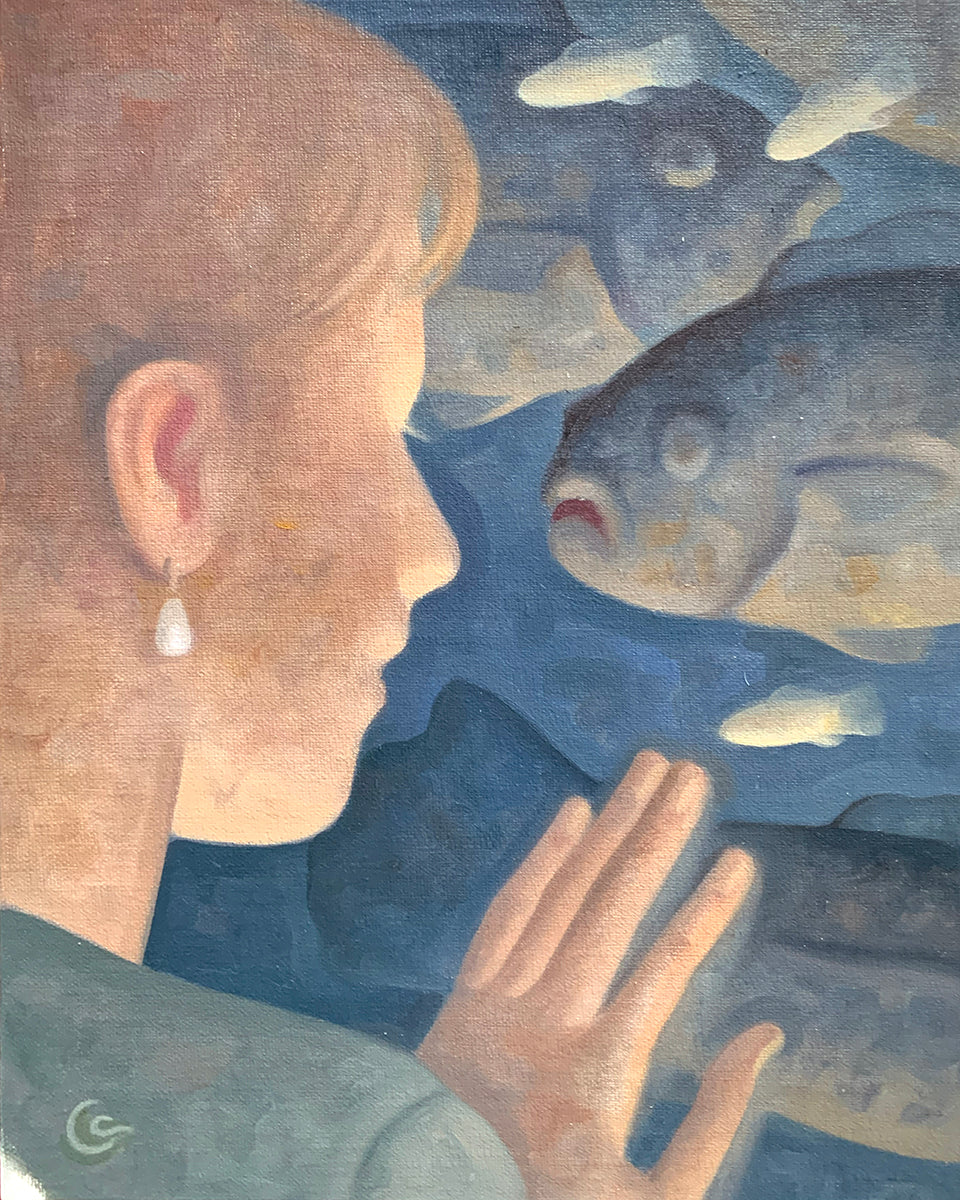Pearl Earring by Robert Goldstrom
