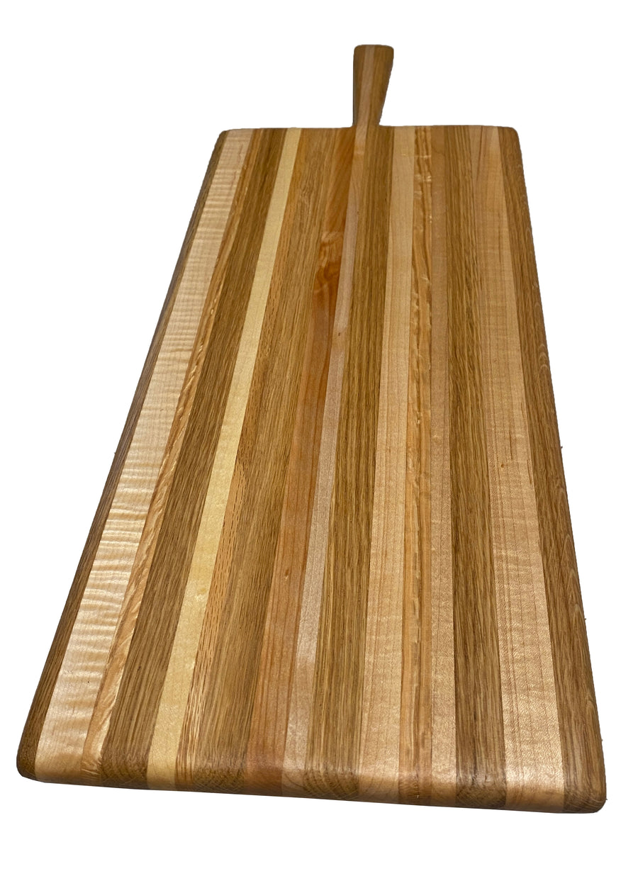 Phil Gautreau Wood Design | Oak, Maple, Ash, and Curry Maple Charcuterie Board