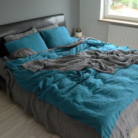 Waffle Knit Linen Throw