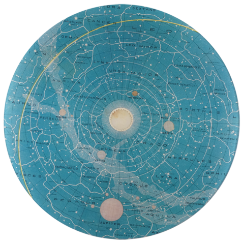 John Derian | Constellations 13" Round Platter