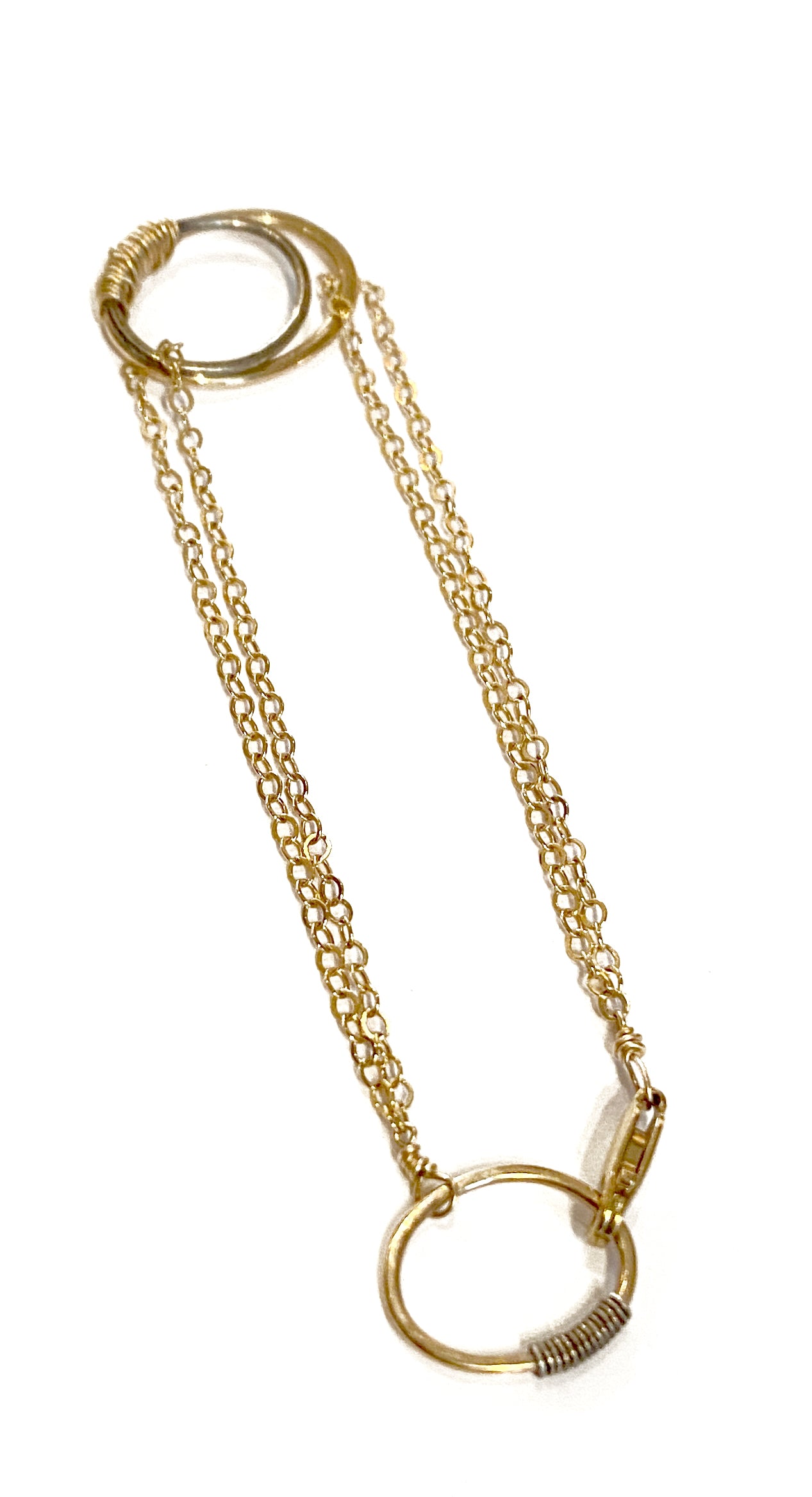 Colleen Mauer Designs | Oval and Delicate Chain Bracelet