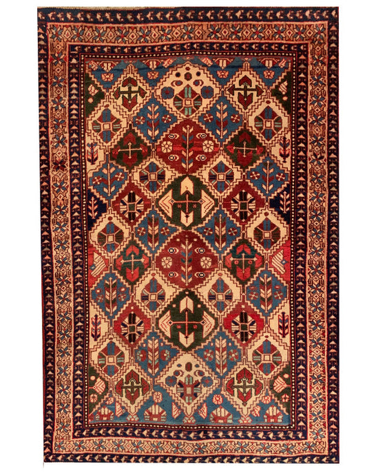 HANDMADE PERSIAN RUG 4'4" x 6'7"