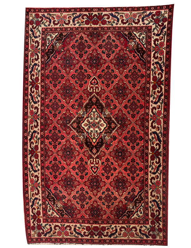 HANDMADE PERSIAN RUG 4'3" x 7'