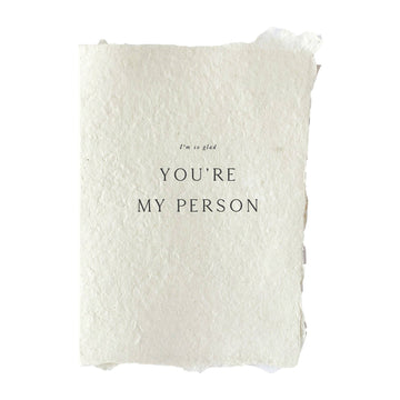 you're my person card