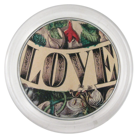 John Derian | Love Bold - 6" Coaster