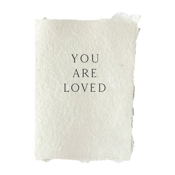 you are loved card