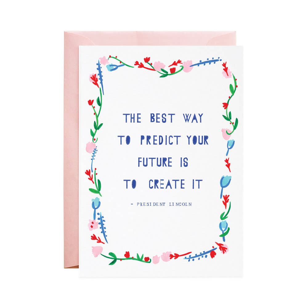 Predict the Future - Greeting Card