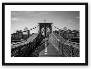 Stephen Pile | Brooklyn Bridge 10 x 15 matted & framed