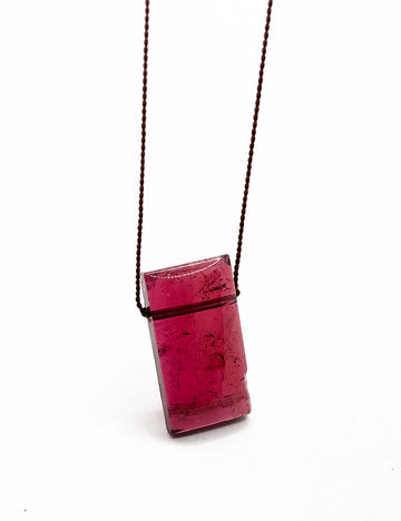 MARGARET SOLOW | PINK TOURMALINE NECKLACE