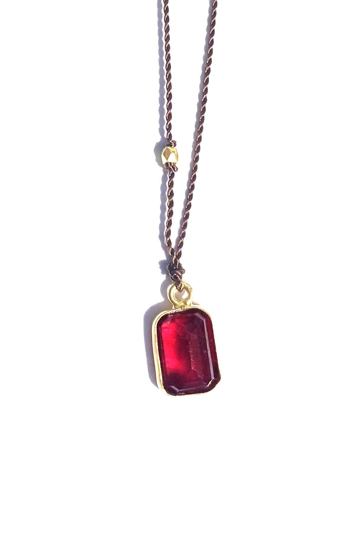 MARGARET SOLOW | Ruby Necklace