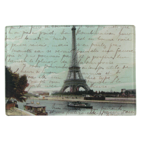 Paris Postcard Tray Decoupage