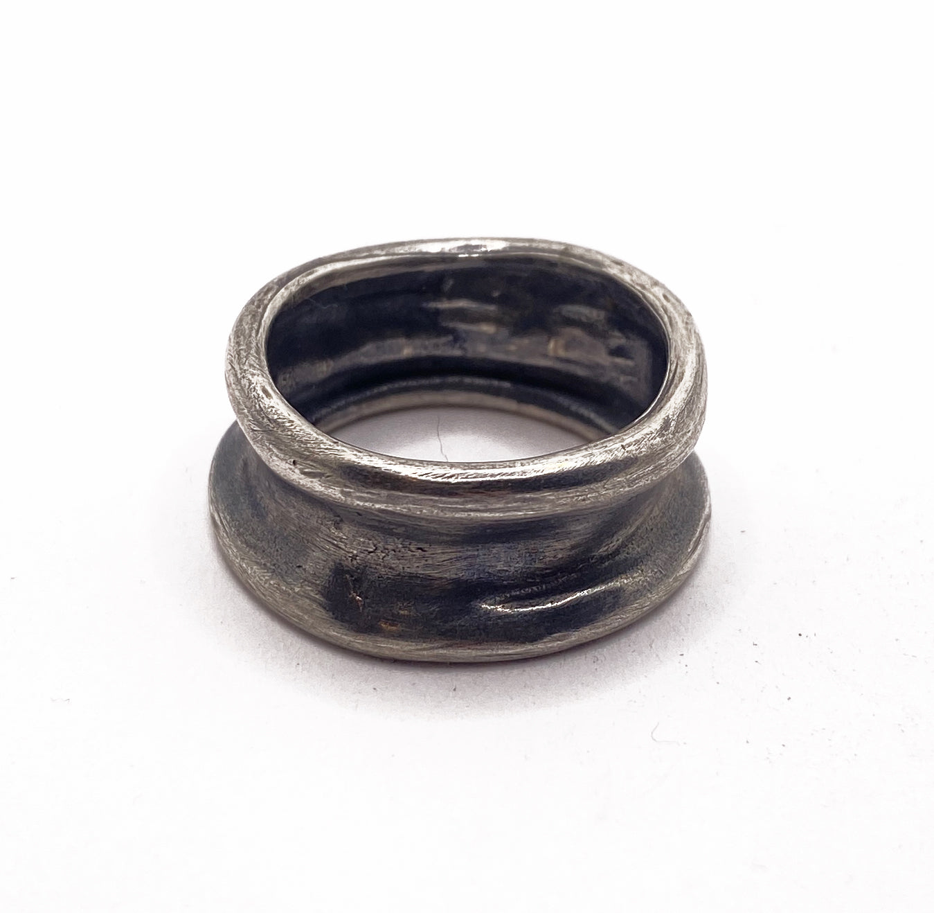 SONJA FRIES | Oxidized Sterling Silver Hat Ring