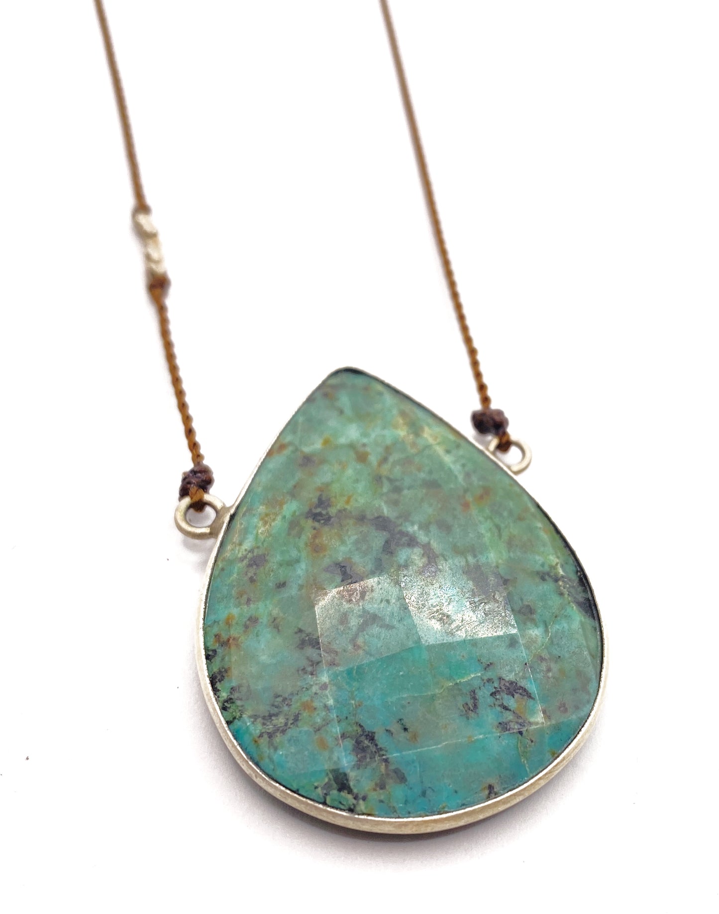 MARGARET SOLOW | Turquoise Tear Drop Necklace