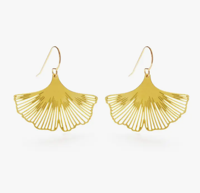 Gingko Leaf Earrings