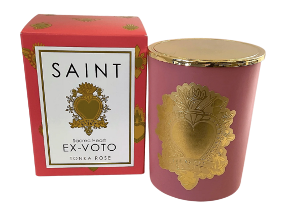 Saint by Ira Dewitt | SACRED HEART EX-VOTO Candle