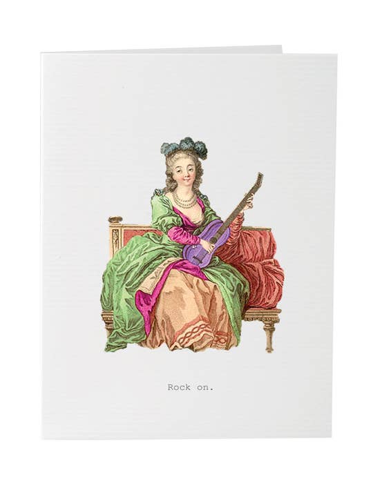 Rock On Greeting Card