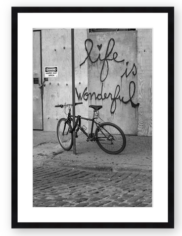 Stephen Pile | Life is Wonderful B&W 10 x 15