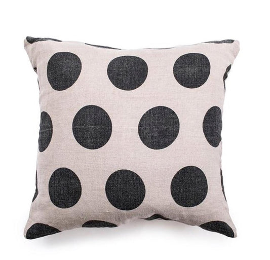 Reversible Polka Dot Pillow