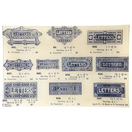 John Derian | Letters 9x14 Tray