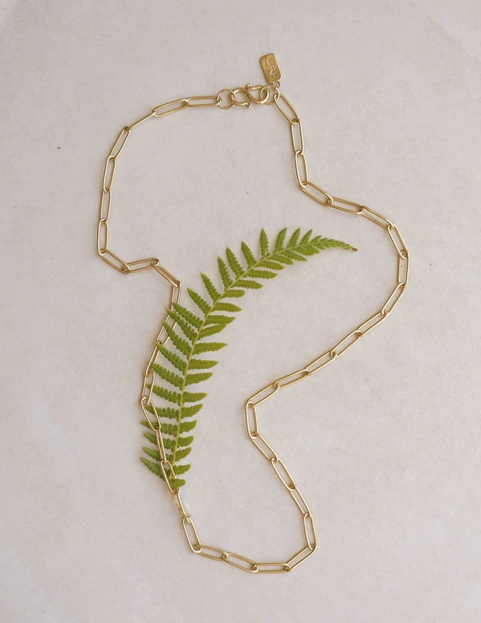 SATOMI STUDIO | Petite Bambu Link Chain Necklace
