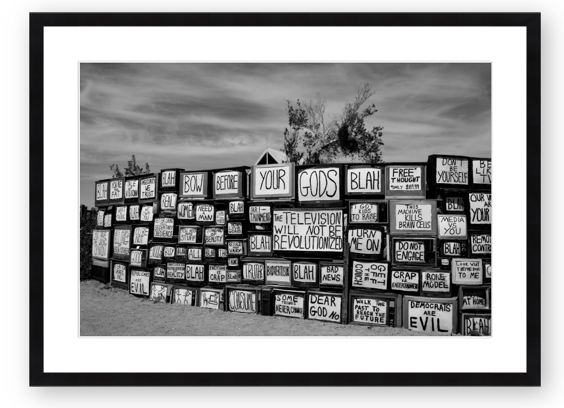 Slab City Sign Art by Stephen Pile