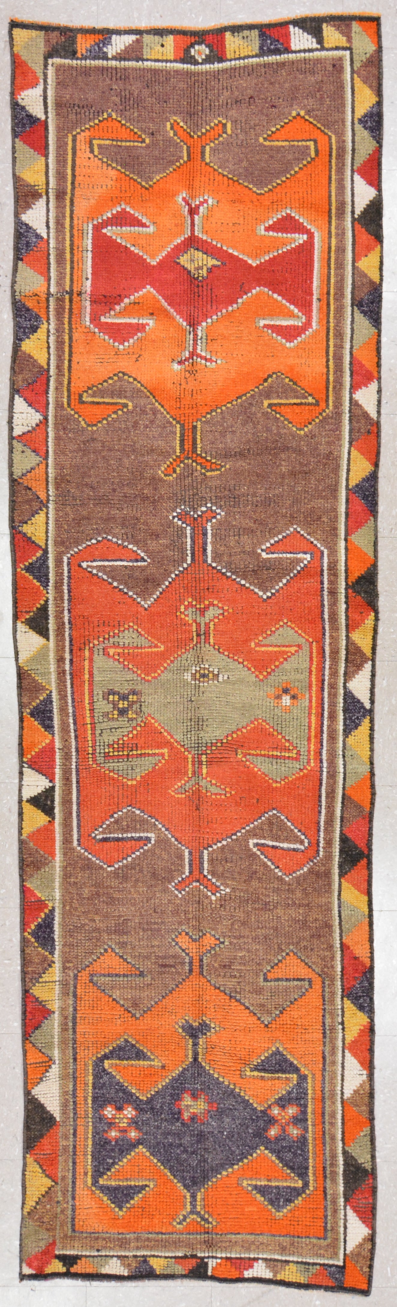 Vintage Turkish Kardish 3' x 10' 1"