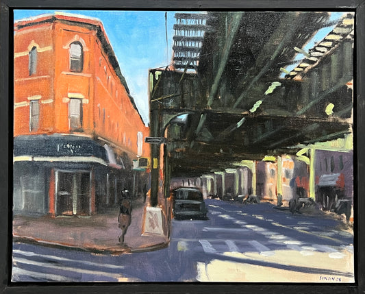 Subway Overpass Sunny Day by Pete Sinjin