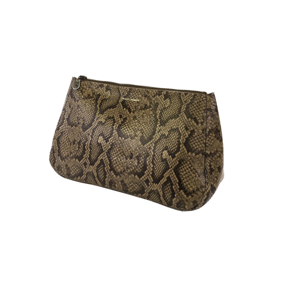 Medium Fatty Pouch: Candy Patent Vermillion