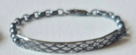 SONJA FRIES | Textured Sterling Silver Bracelet
