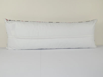 Ikat Lumbar Pillow - Silk Ikat Velvet | 15" x 41"