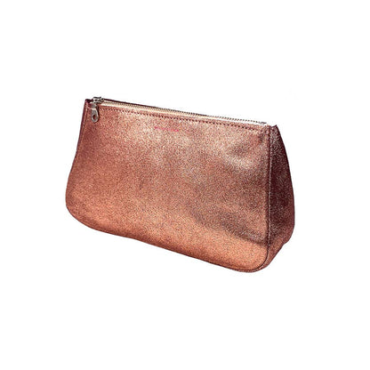 Medium Fatty Pouch: Metallic Distress Nacy/Black