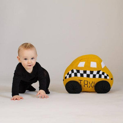 Stuffed Toy for Baby, Large Taxi: 16"w X 10"h
