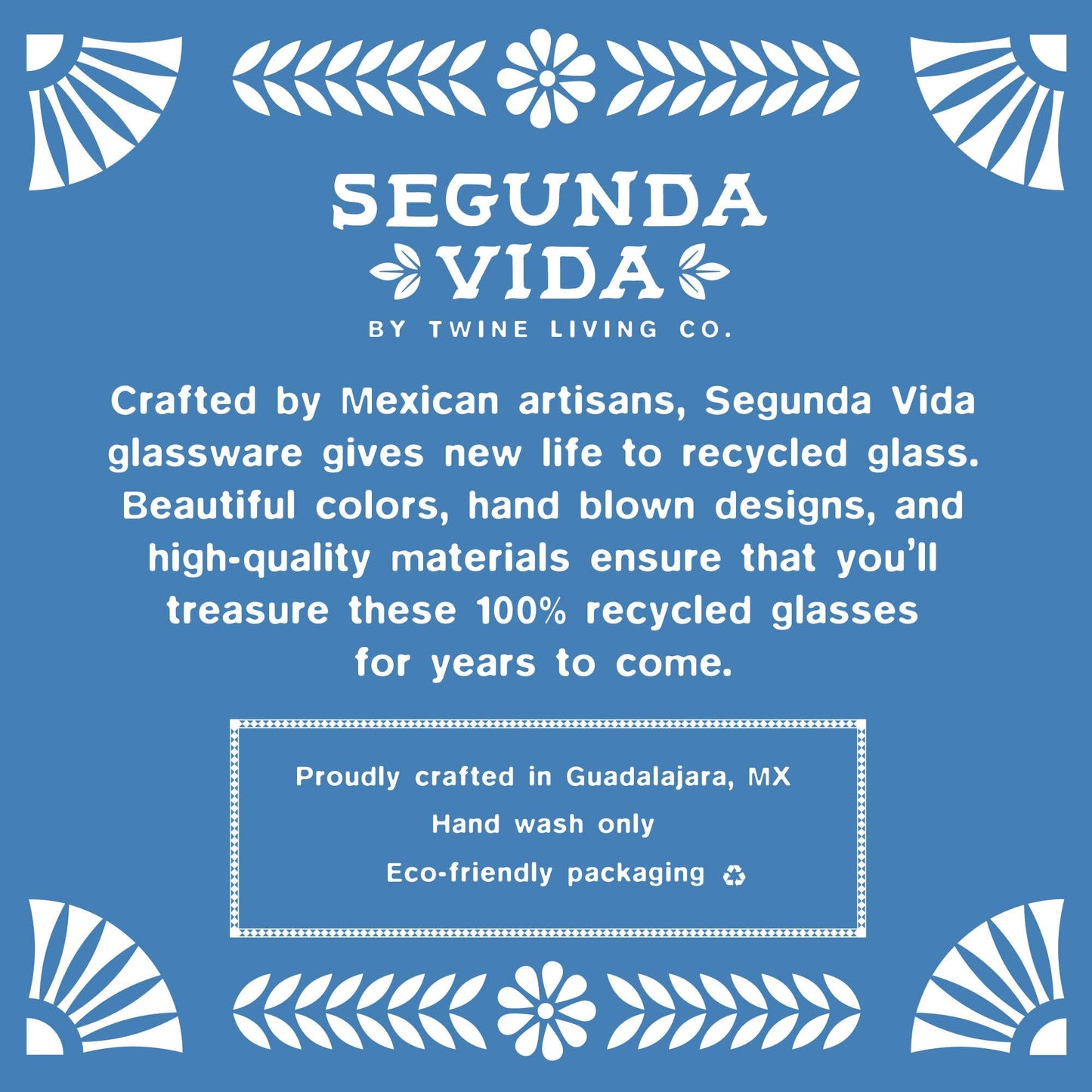 Segunda Vida Playa Bonita Recycled Tumblers Single