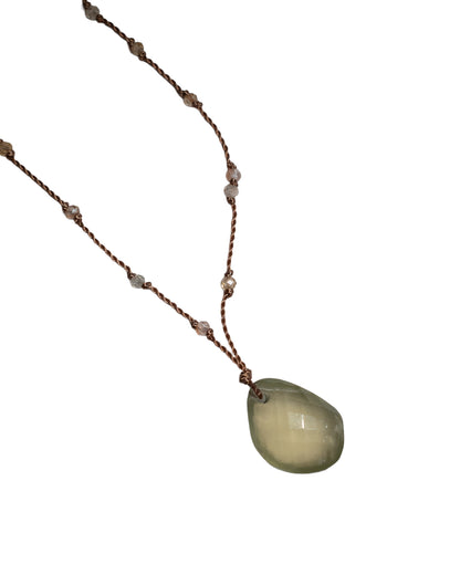MARGARET SOLOW | Prehnite & Zirlon