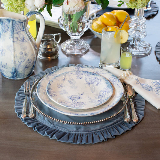 Giulietta Blue Salad / Dessert Plate