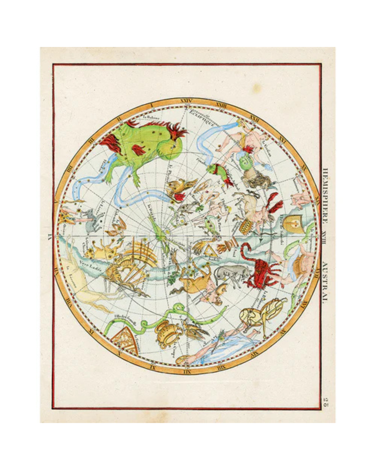 John Derian Company | Hemisphere Austral, 11 x  14" Rect. Tray