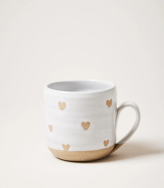 Farmhouse Pottery | Confetti Heart Mug