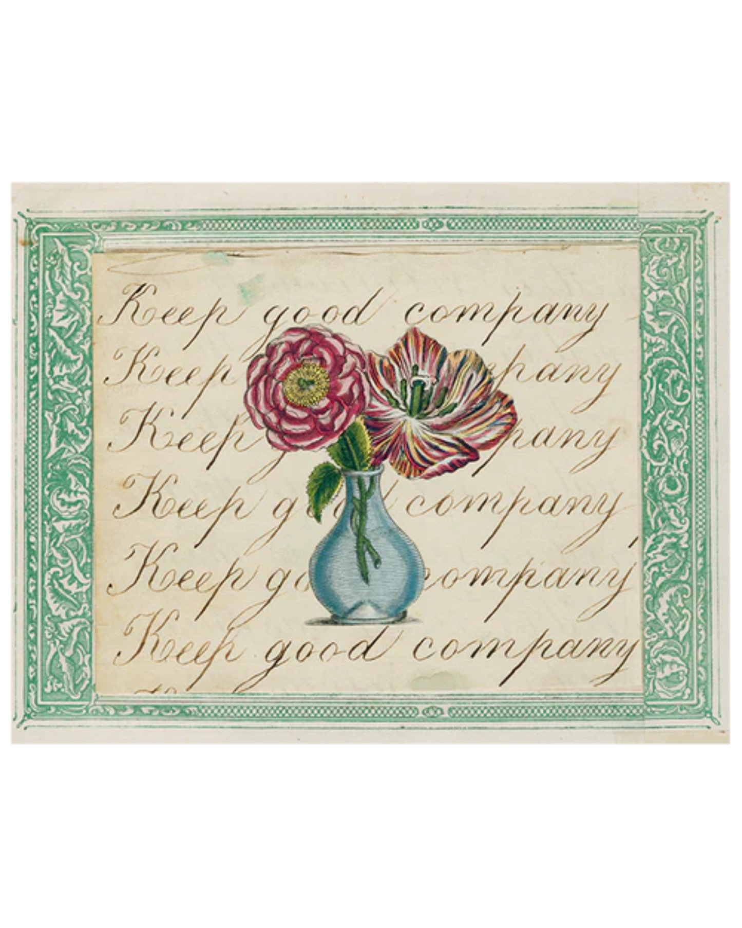 John Derian Company | Keep Good Company, 11 x  14" Rect. Tray