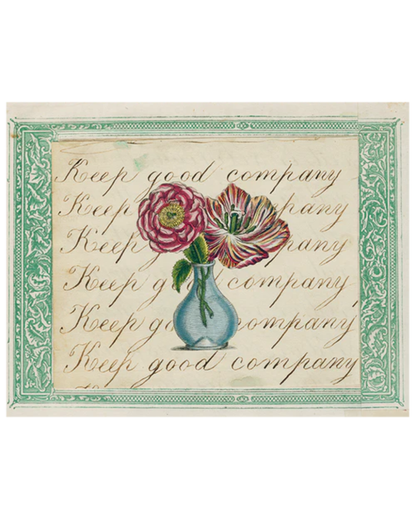 John Derian Company | Keep Good Company, 11 x  14" Rect. Tray